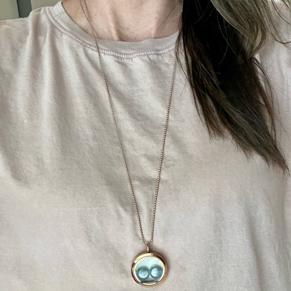 Moon Glow Family Locket in Rose Gold - Picture 4 of 8